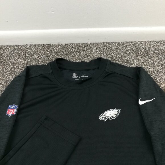 2020 Philadelphia Eagles Shirt Nike On Field Dri-Fit Long Sleeve Mens Small